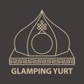 Glamping yurt accomodation