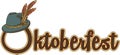 Template of Oktoberfest beer party