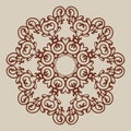 The template pattern for laser cutting decorative panel