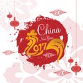 Chinese New Year 2017 template Vector Design