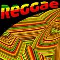 Template of reggae style. Vector graphic background