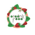 Organic Food. Ripe Srawberry Royalty Free Stock Photo
