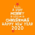 Merry christmas for wall decals, wall sticker - Vector