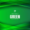 Template summer green nature shapes triangles overlapping with shadow on header and footers background