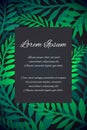 Template thank-you letter, invitation, greeting card Royalty Free Stock Photo