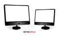 Template two monitors Royalty Free Stock Photo