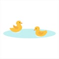 Two Cute Ducklings Royalty Free Stock Photo