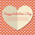 Template Valentines Day Greeting Card Design