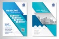 Vector Brochure Flyer design Layout template, size A4, Front page and back page, infographics. Easy to use and edit.