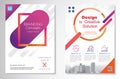 Template vector design for Brochure, AnnualReport, Magazine, Poster, Corporate Presentation, Portfolio, Flyer, infographic, layout Royalty Free Stock Photo