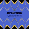 Template for your design with absract geometric shapes