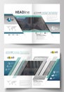 Templates for brochure, magazine, flyer, booklet or report. Cover design template, easy editable blank, flat layout in Royalty Free Stock Photo