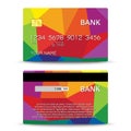 Templates of credit cards design