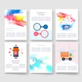 Templates. Design Set of Web, Mail, Brochures