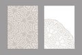 Templates for greeting and business cards, brochures, covers with turkish motifs.