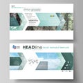 Templates in HD format for presentation slides. Abstract design vector layouts. Colorful background, triangular or Royalty Free Stock Photo