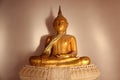 Simple. Golden Buddhas With Smiling Face