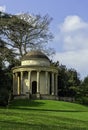 Temple of Ancient Virtue on Elysian Fields in Stowe, Buckinghamshire, UK Royalty Free Stock Photo
