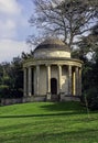 Temple of Ancient Virtue on Elysian Fields in Stowe, Buckinghamshire, UK Royalty Free Stock Photo