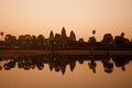 Temple of Angkor Wat at sunset, Cambodia.