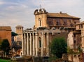 Temple of Antoninus and Faustina Royalty Free Stock Photo