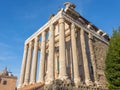 The Temple of Antoninus and Faustina is an ancient Rome, Forum Romanum