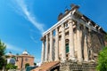 The Temple of Antoninus and Faustina in Roman Forum, Rome Royalty Free Stock Photo