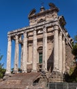 Temple of Antoninus and Faustina Royalty Free Stock Photo