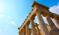 Temple of Aphaea in Aegina Island Royalty Free Stock Photo