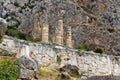 Temple of Apollo at Delphi archaeological s Royalty Free Stock Photo