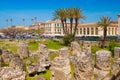 The Temple of Apollo in Ortygia Island The Historical center of Syracuse