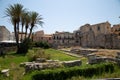 The Temple of Apollo on Ortygia Ortigia Island. Sicily, Italy Royalty Free Stock Photo