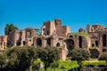 Temple of Apollo Palatinus on Palatine Hill of ancient Rome and Circus Maximus