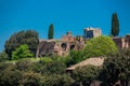 Temple of Apollo Palatinus on Palatine Hill of ancient Rome and Circus Maximus