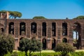 Temple of Apollo Palatinus on Palatine Hill of ancient Rome and Circus Maximus