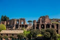 Temple of Apollo Palatinus on Palatine Hill of ancient Rome and Circus Maximus