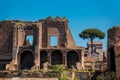 Temple of Apollo Palatinus on Palatine Hill of ancient Rome and Circus Maximus