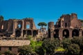 Temple of Apollo Palatinus on Palatine Hill of ancient Rome and Circus Maximus