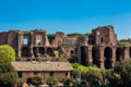 Temple of Apollo Palatinus on Palatine Hill of ancient Rome and Circus Maximus