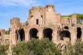 Temple of Apollo Palatinus ruins on Palatine hill, Rome, Italy