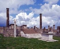 Temple of Apollo, Pompeii, Italy. Royalty Free Stock Photo