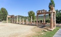 The Temple of Artemis at Brauron in Attica, Greece. Royalty Free Stock Photo