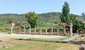 The Temple of Artemis at Brauron in Attica, Greece. Royalty Free Stock Photo