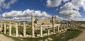 Temple of Artemis in Jerash, Jordan Royalty Free Stock Photo