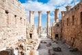 Temple of Artemis in Jerash, Jordan. Royalty Free Stock Photo