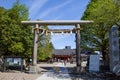 Tokyo, Japan, Asakusa Kannon temple. The sanctuary of Asakusa Jinja Shrine. Royalty Free Stock Photo