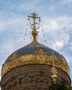 Temple of Assumption. Located in Vasiliesvky Island. Saint Petersburg, Russia. Royalty Free Stock Photo