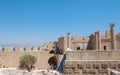 Temple of Athena Lindia in the Acropolis of Lindos,  Rhodes Royalty Free Stock Photo