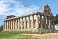 Temple of Athena Minerva in Poseidonia Paestum, Campania, Italy