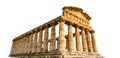 Temple of Athena at Paestum. PNG image transparent background